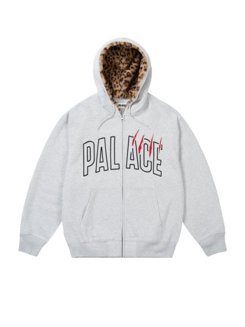 CLAW ZIP HOOD GREY MARL