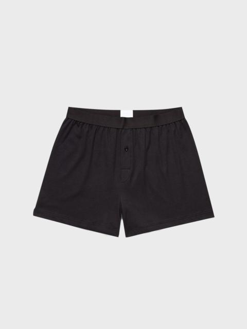 Sunspel Sea Island Cotton One‑Button Shorts