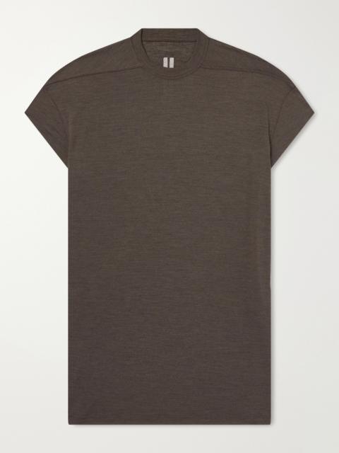 Rick Owens Jumbo Wool and Silk-Blend Jersey T-Shirt