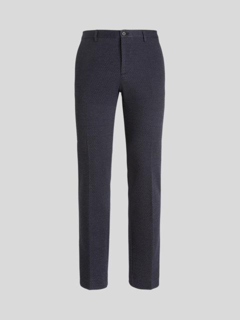 Etro JACQUARD JERSEY TAILORED TROUSERS