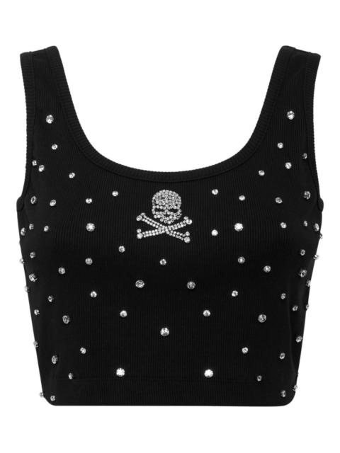 PHILIPP PLEIN rhinestone-embellished top