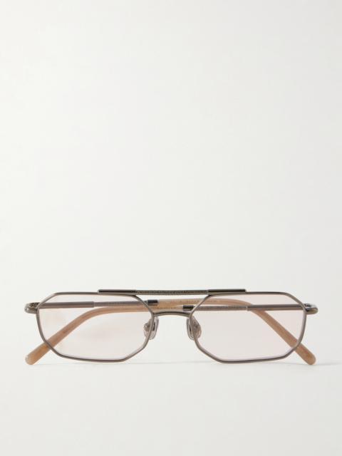 Brunello Cucinelli Aviator Titanium Optical Glasses