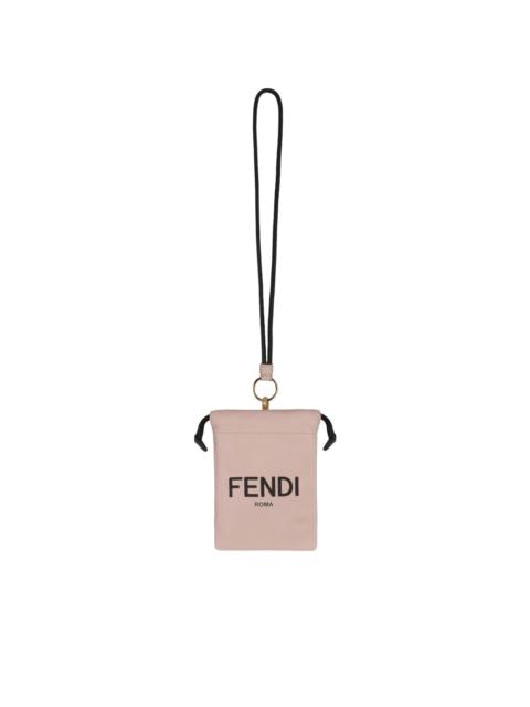 FENDI leather clutch bag