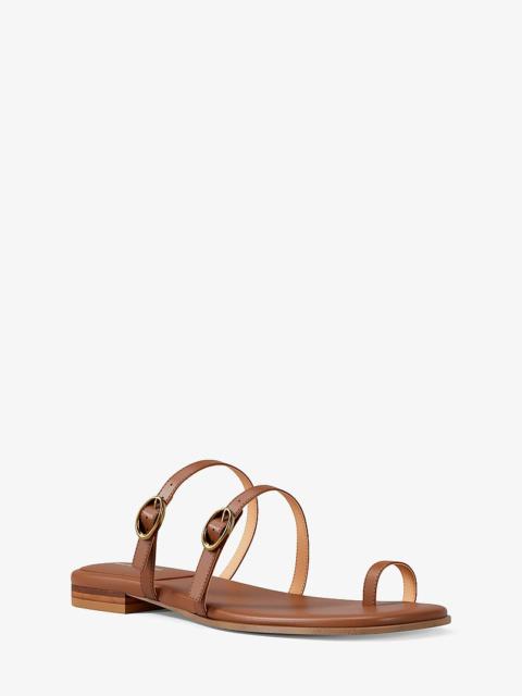 MICHAEL KORS Kya Leather Flat Sandal