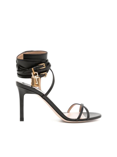 82mm leather sandals