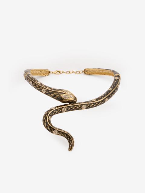 Roberto Cavalli Serpentine Necklace