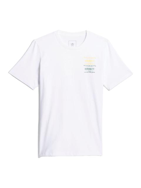 adidas originals Quality Graphic T-Shirt 'White' IJ0980