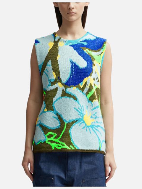 SKY HIGH FARM WORKWEAR CAMO KNIT VEST