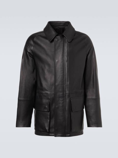 SAMAN AMEL Leather jacket