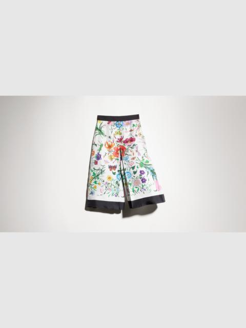 GUCCI Printed silk pants