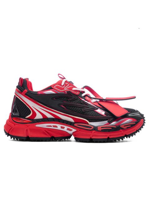 Off-White BE RIGHT BACK SNEAKER - BLACK/RED