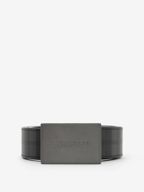 Burberry Reversible Leather Logo Buckle Belt​