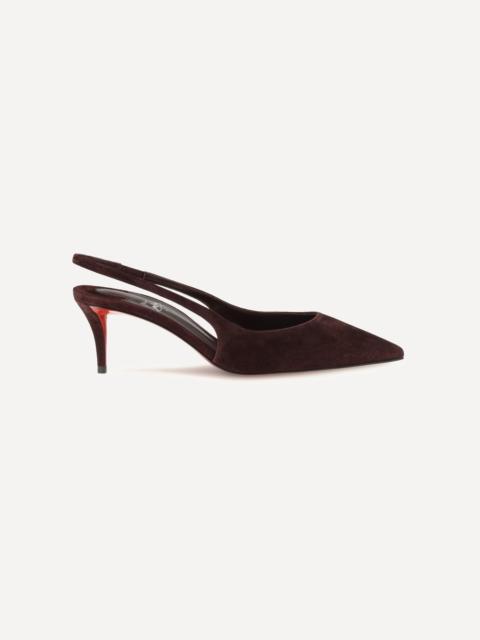 Christian Louboutin Miss Z Slingback Suede Pumps