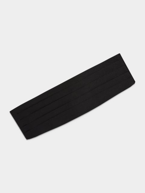 TODD SNYDER Silk Cummerbund in Black