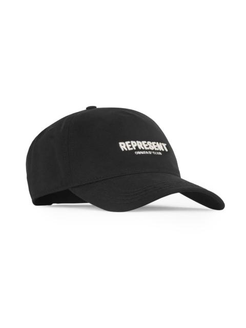 REPRESENT Men's Owners Club Cotton Baseball Cap - Black