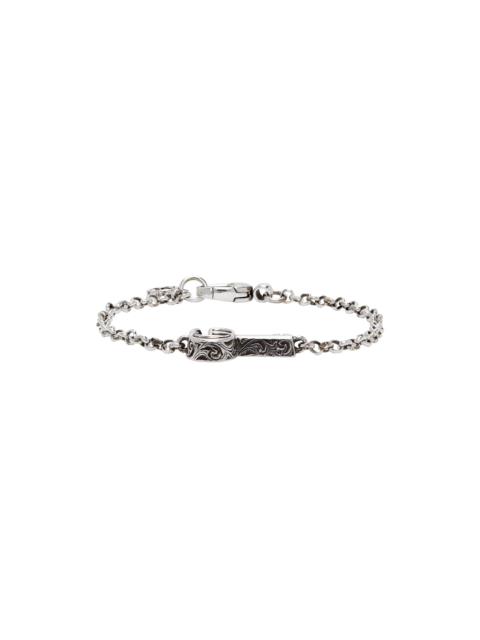 GUCCI Silver Double G Key Bracelet