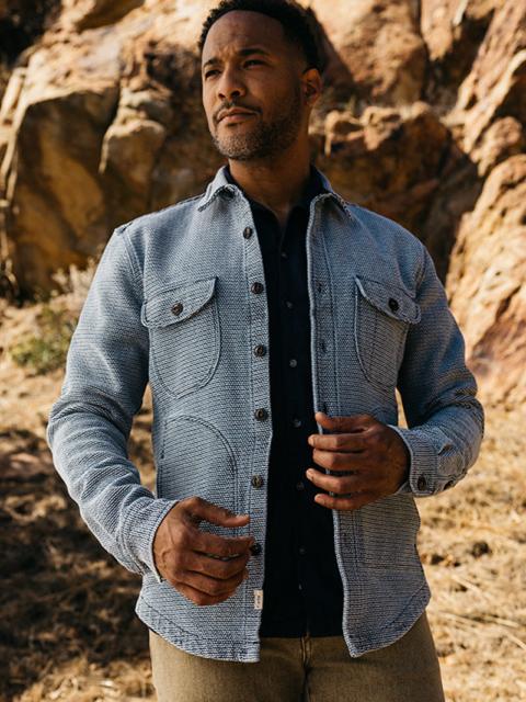 HIROSHI KATO The Anvil Birds Eye Sashiko - Light Indigo