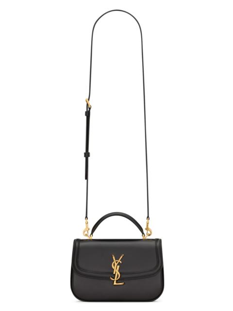 SAINT LAURENT Women's Solferino Mini Leather Top Handle Bag - Black