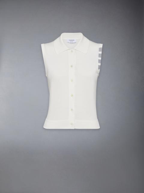 Thom Browne COTTON 4-BAR CROPPED SHIRT