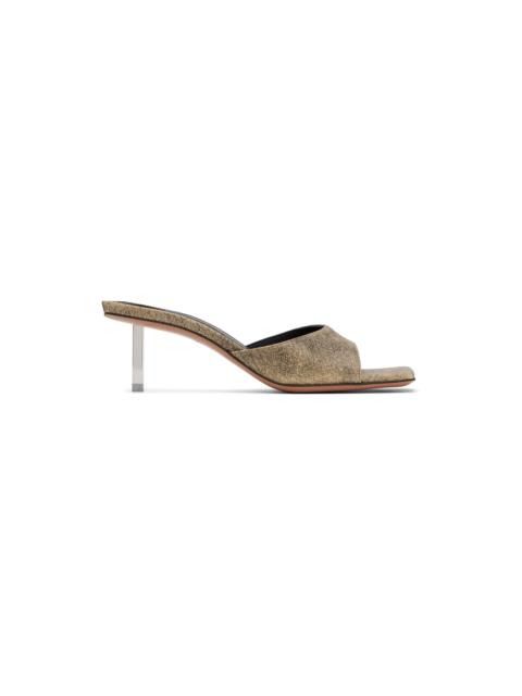 Beige & Black Laura Slipper 60 Heeled Sandals