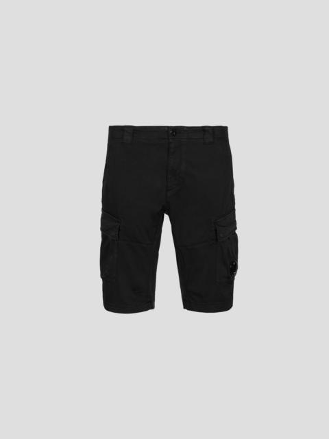 Stretch Sateen Cargo Shorts