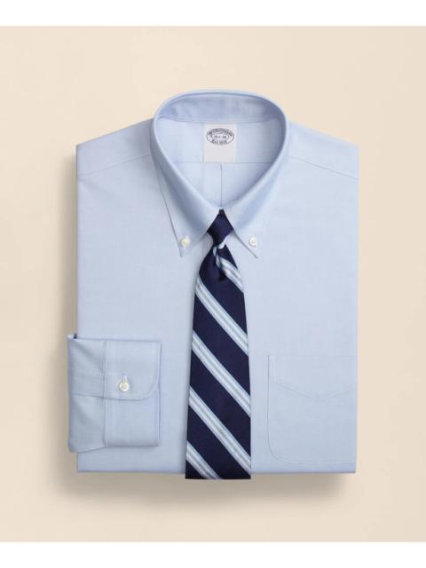 Brooks Brothers Stretch Supima® Cotton Non-Iron Pinpoint Oxford Button-Down Collar Dress Shirt