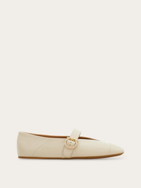 FERRAGAMO Bridal - Gancini ballet flat