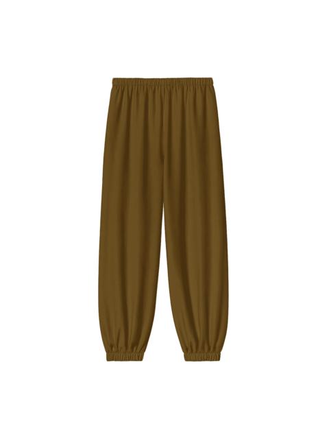 The Frankie Shop Aubray Balloon Pants - Olive Brown