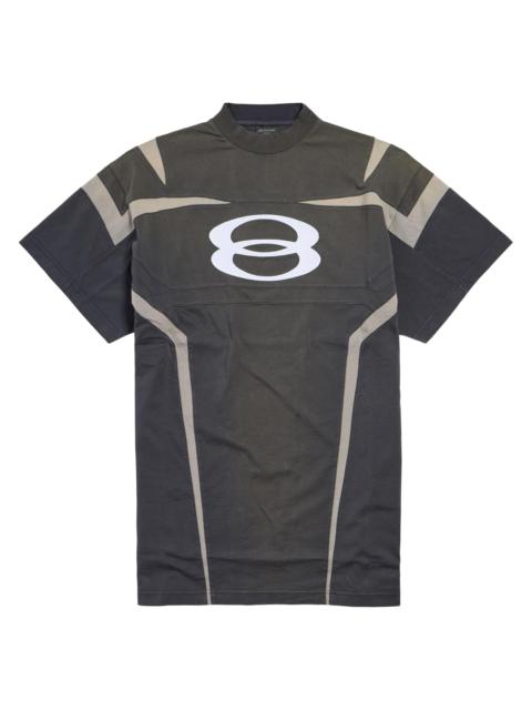 BALENCIAGA Unity Sports Icon Biker Oversized T-Shirt - Black