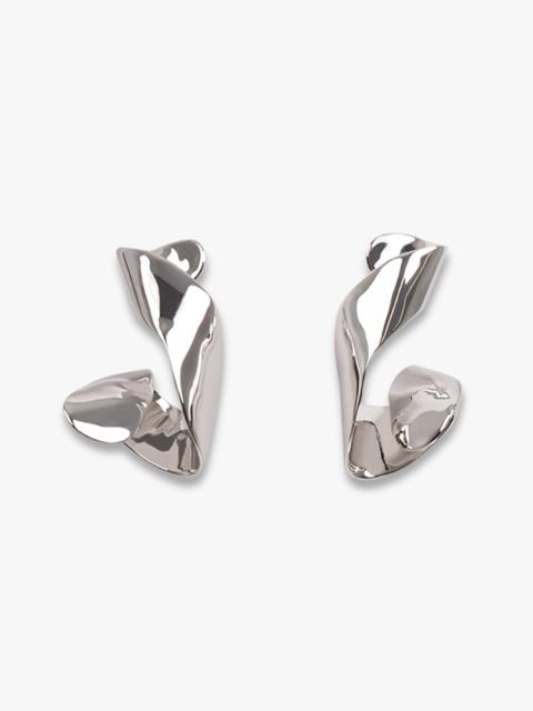 Dries Van Noten WAVE STUD EARRINGS | SILVER