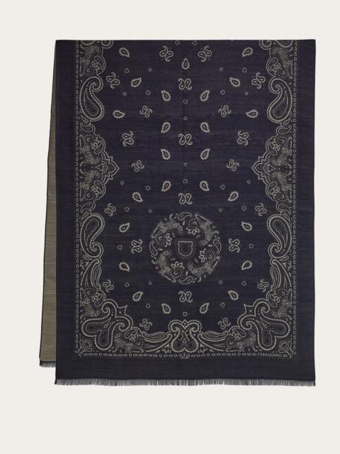FERRAGAMO Arabesque print stole