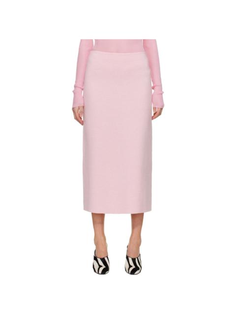 KHAITE Pink Patri Maxi Skirt