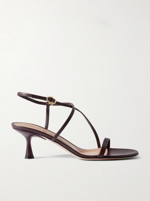 Gianvito Rossi 55 leather sandals Dark brown