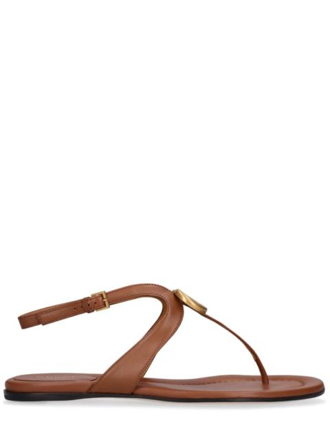 GUCCI 10mm Marmont leather thong sandals