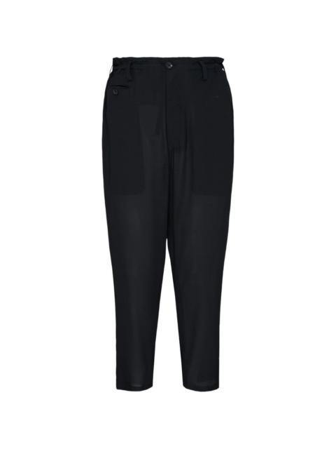 Yohji Yamamoto silk trousers