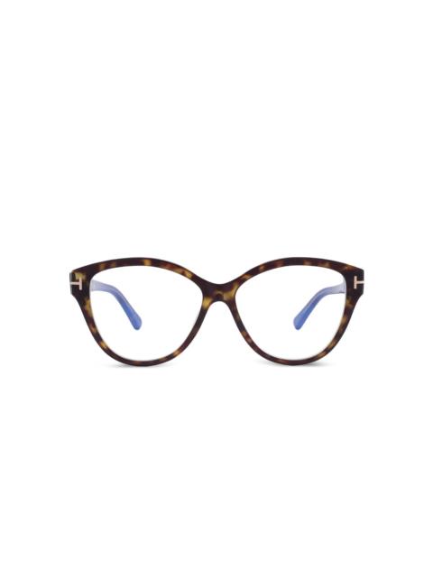 TOM FORD shield full-rim eyeglasses