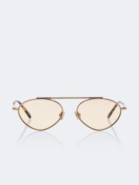 Brunello Cucinelli Sartorial Sunset oval sunglasses
