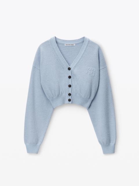 Alexander Wang Long Sleeve Cardigan With V Neck