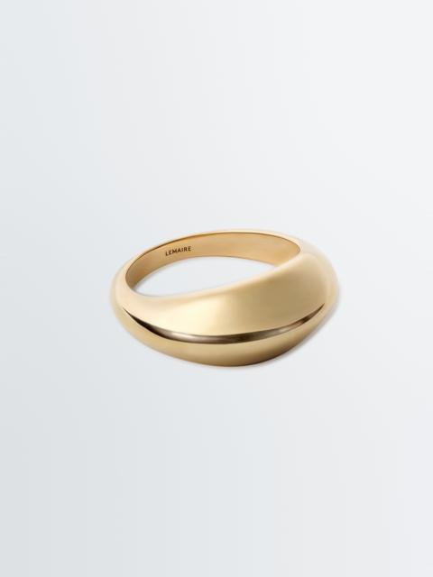 Lemaire CHUNKY DROP RING IN GOLD-PLATED STERLING SILVER