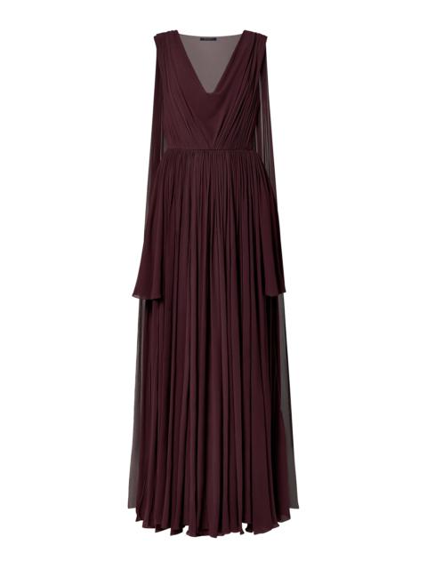 Louis Vuitton Cape Back Asymmetrical Gown