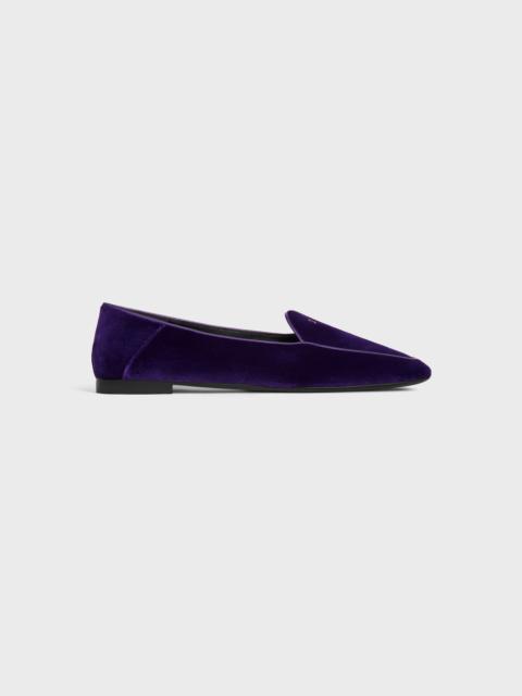 CELINE AURA - SLIP-ON LOAFER IN Velvet