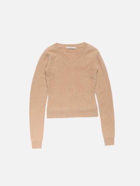 Cashmere jumper - Light brown