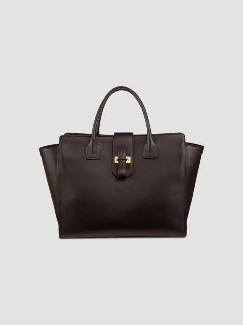 NILI LOTAN Women's Lou Leather Top Handle Bag - Espresso