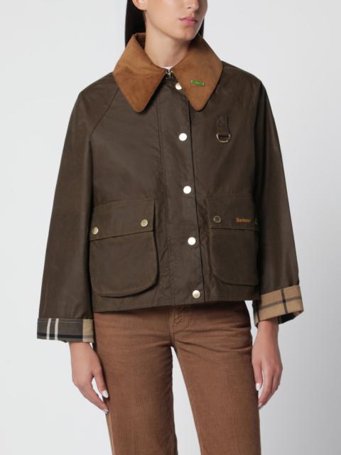 Barbour Hazelnut brown waxed cotton jacket