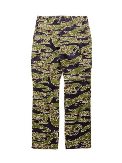 The Real McCoys MP23004 Tiger Camouflage Trousers / Late War Green