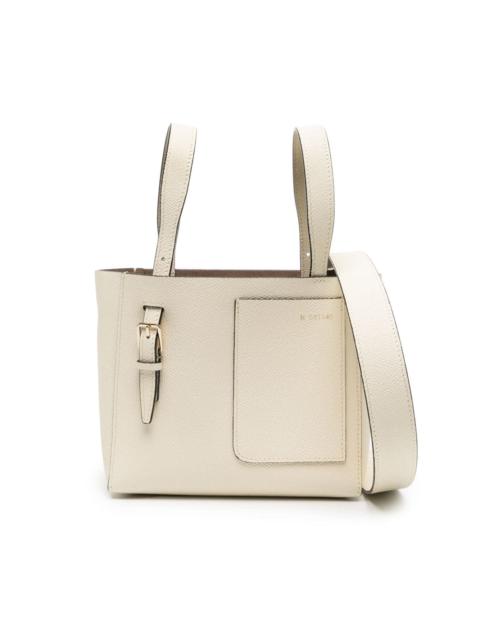Valextra micro Bucket leather tote bag