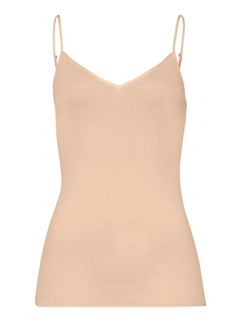 HANRO Cotton Seamless V-Neck Cotton Camisole