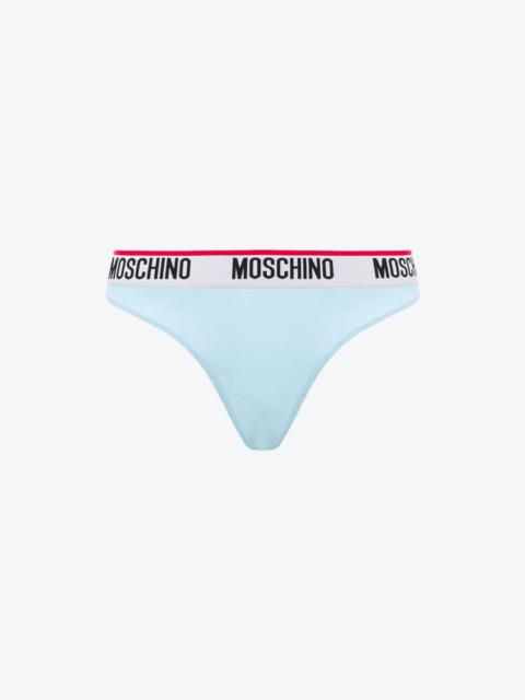 Moschino LOGO BAND THONG