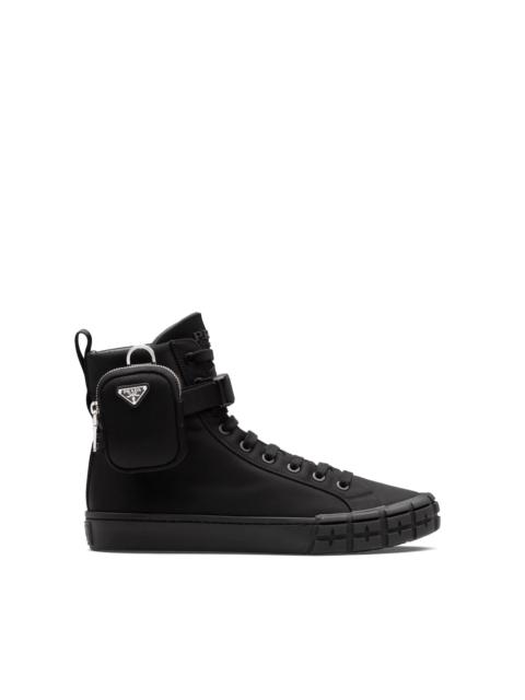Prada Prada Wheel Re-Nylon high-top sneakers