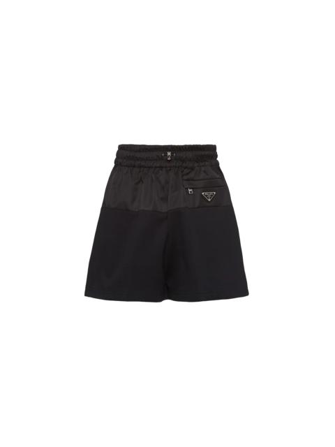 Prada Re-Nylon and Jersey shorts